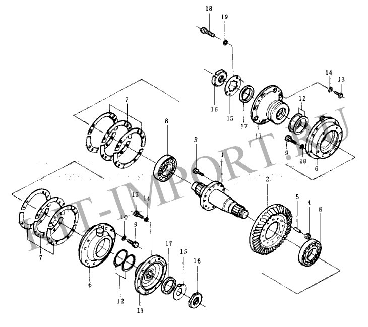 plate, lock 170-21-12160  для BEVEL GEAR AND AXLE