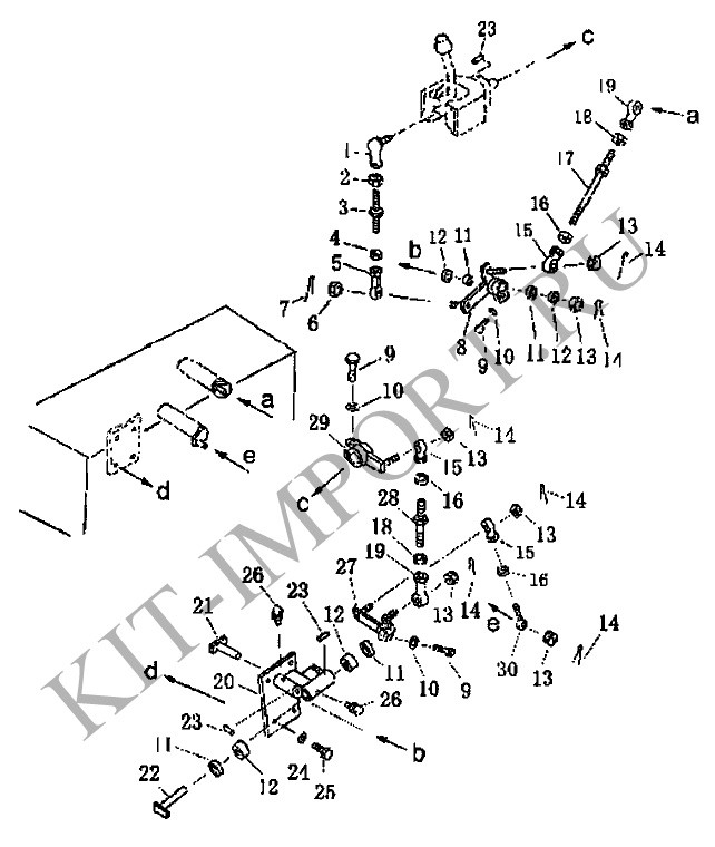 болт 01010-80830 для BLADE CONTROL LINKAGE
