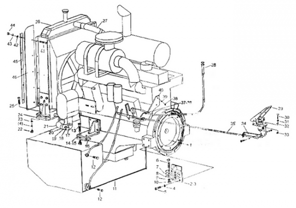 Система двигателя LW300F