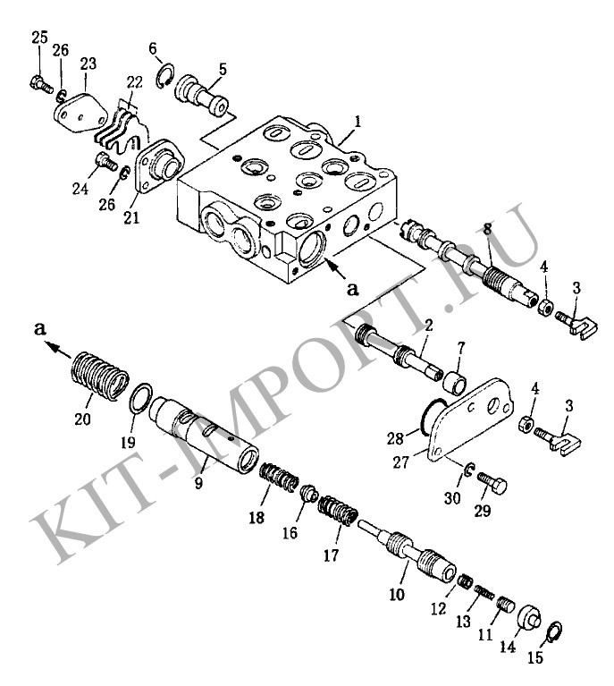 болт 01010-30830 для TRANSMISSION CONTROL VALVE 1