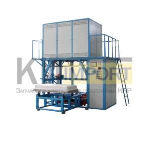 Печь подъемного типа со стеклянным колпаком KJ-B1700-256L