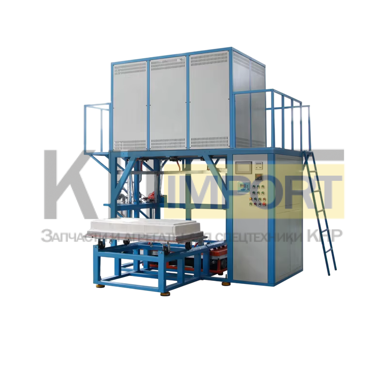 Печь подъемного типа со стеклянным колпаком KJ-B1700-256L