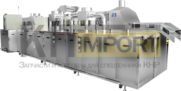 Промышленная ультразвуковая ванна непрерывной работы JTS